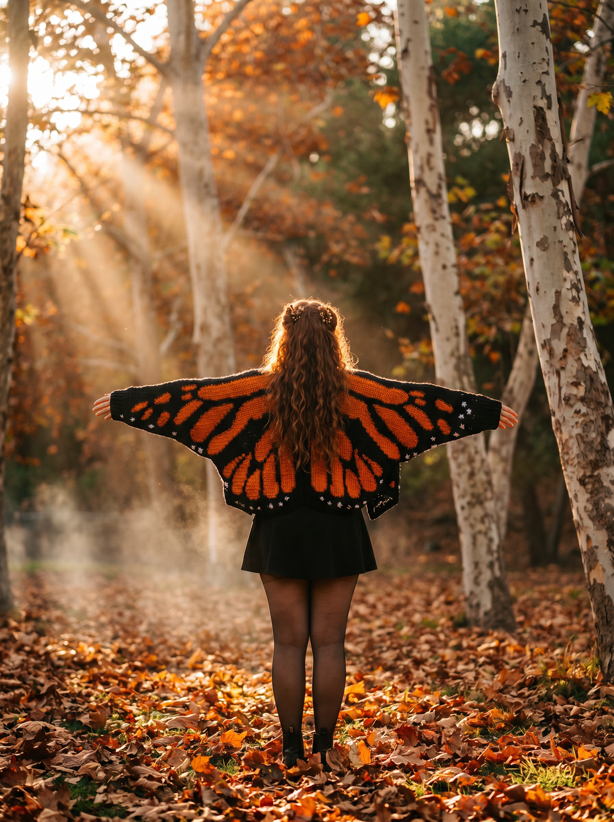 Monarch Butterfly Cardigan